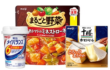 チーズ、パウチ、機能性食品など